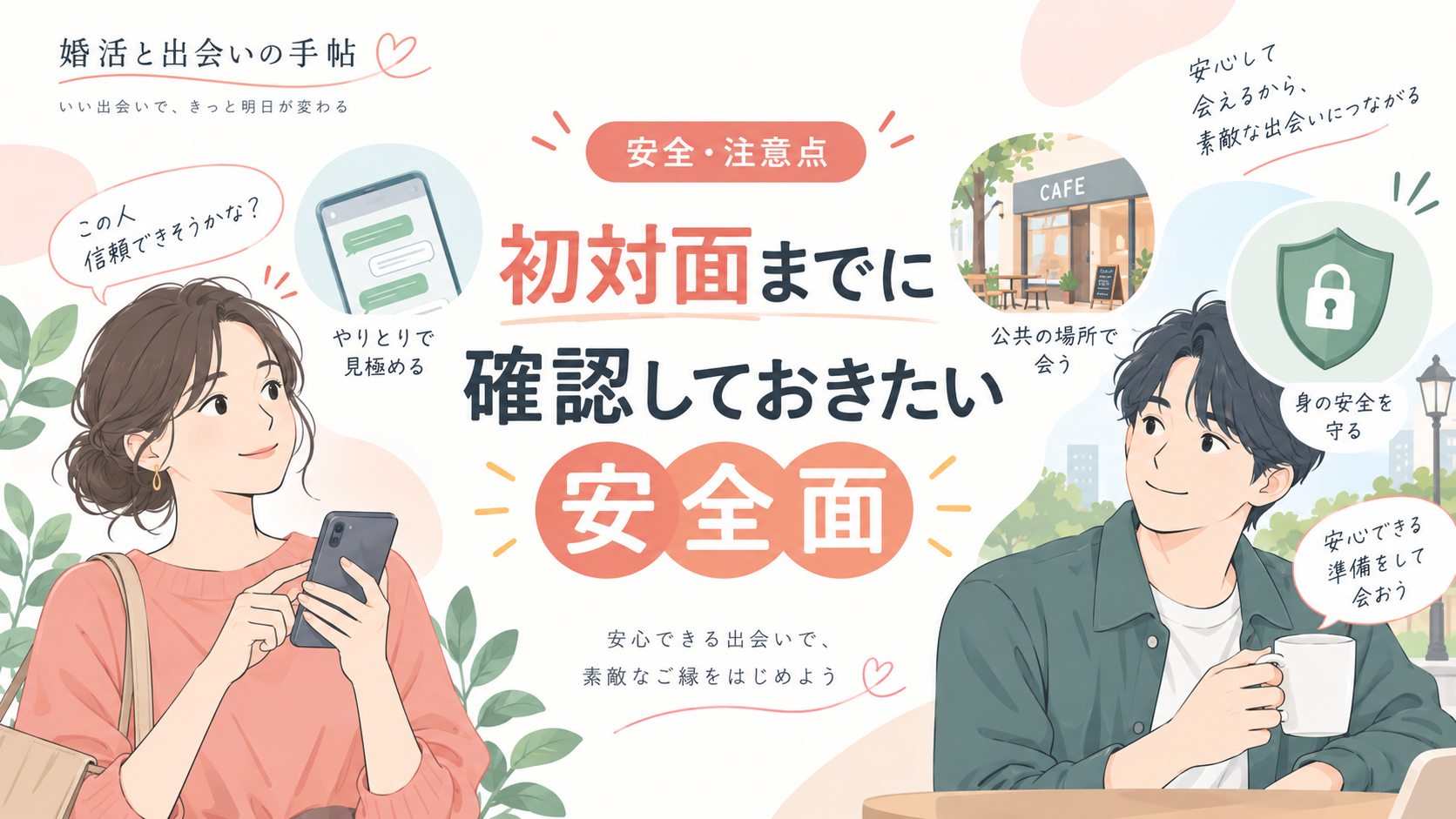 初対面までに確認しておきたい安全面のアイキャッチ
